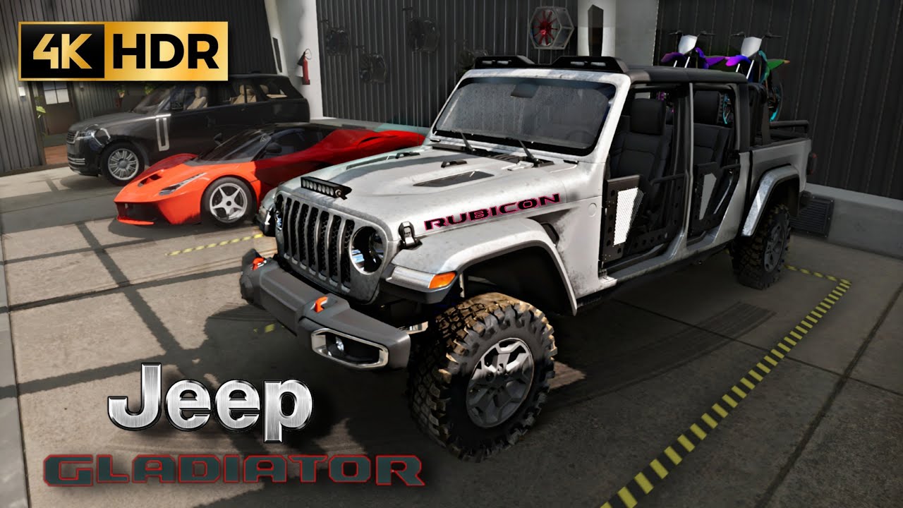 Jeep Gladiator Mountain Route Realistic Gameplay 4K - CPM 2