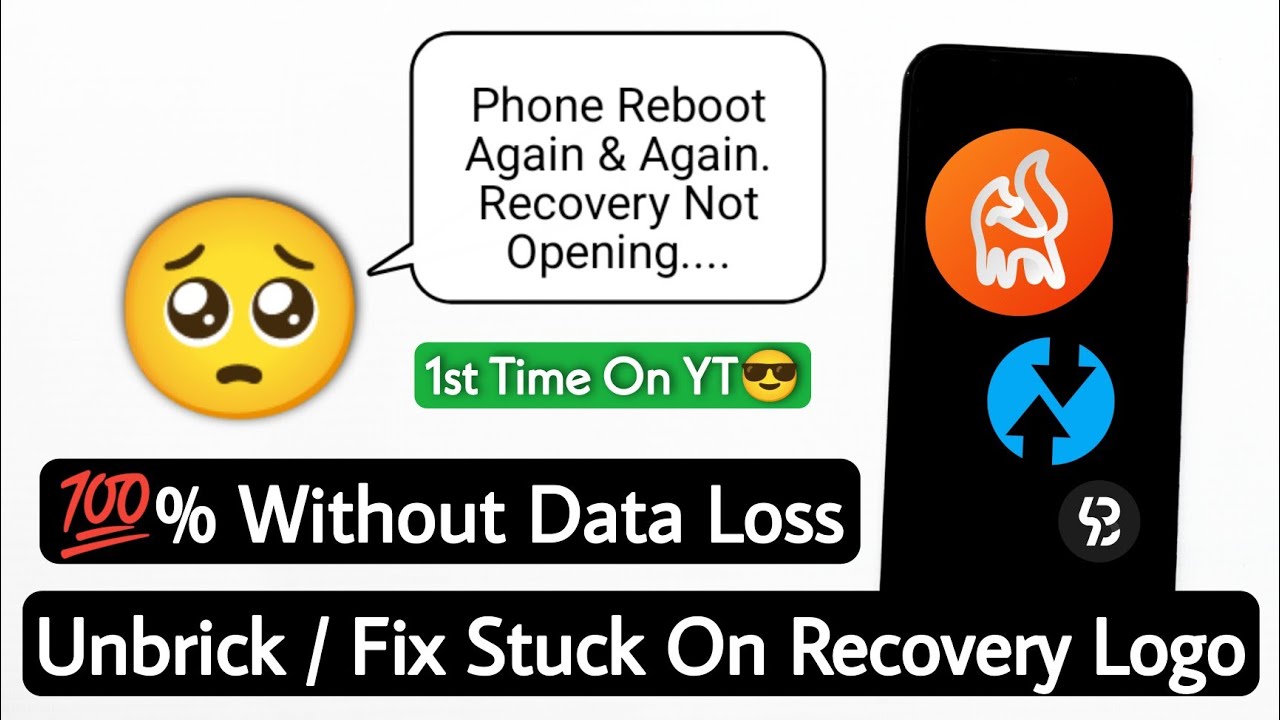 Unbrick/Fix Stuck On Custom Recovery Logo | Without Data Loss | Any Android Phone | Sai Ponnamanda😉