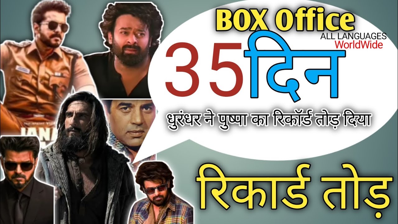 Dhurandhar ka Box Office Collection 😱 Day 35