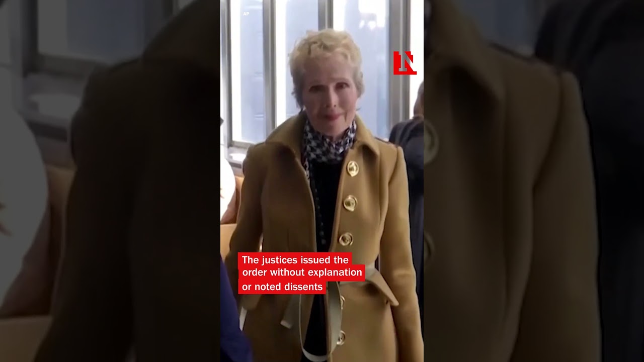 Supreme Court Rejects Trump's Bid To Overturn E. Jean Carroll Verdict