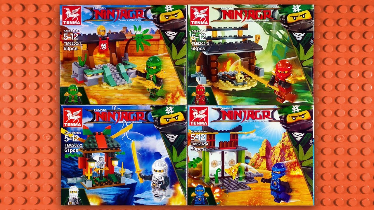 LEGO Ninjago sets Minifigures (knock-off) TENMA TM6202