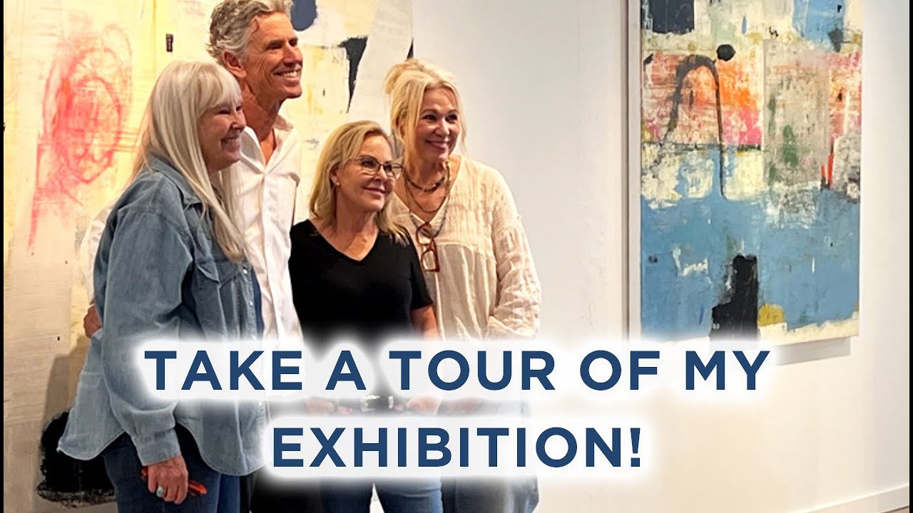 Take an exclusive tour of my exhibition…
