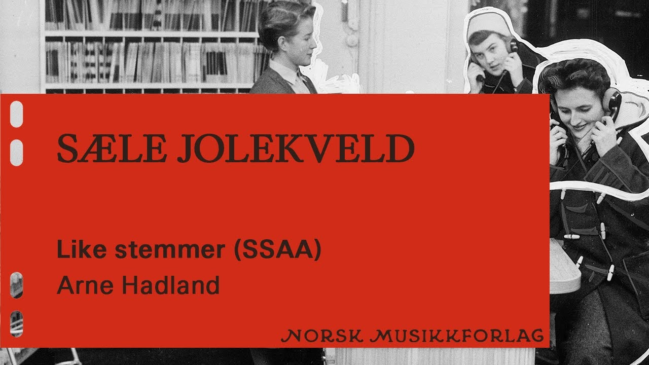 S&aelig;le jolekveld for like stemmer - Arne Hadland