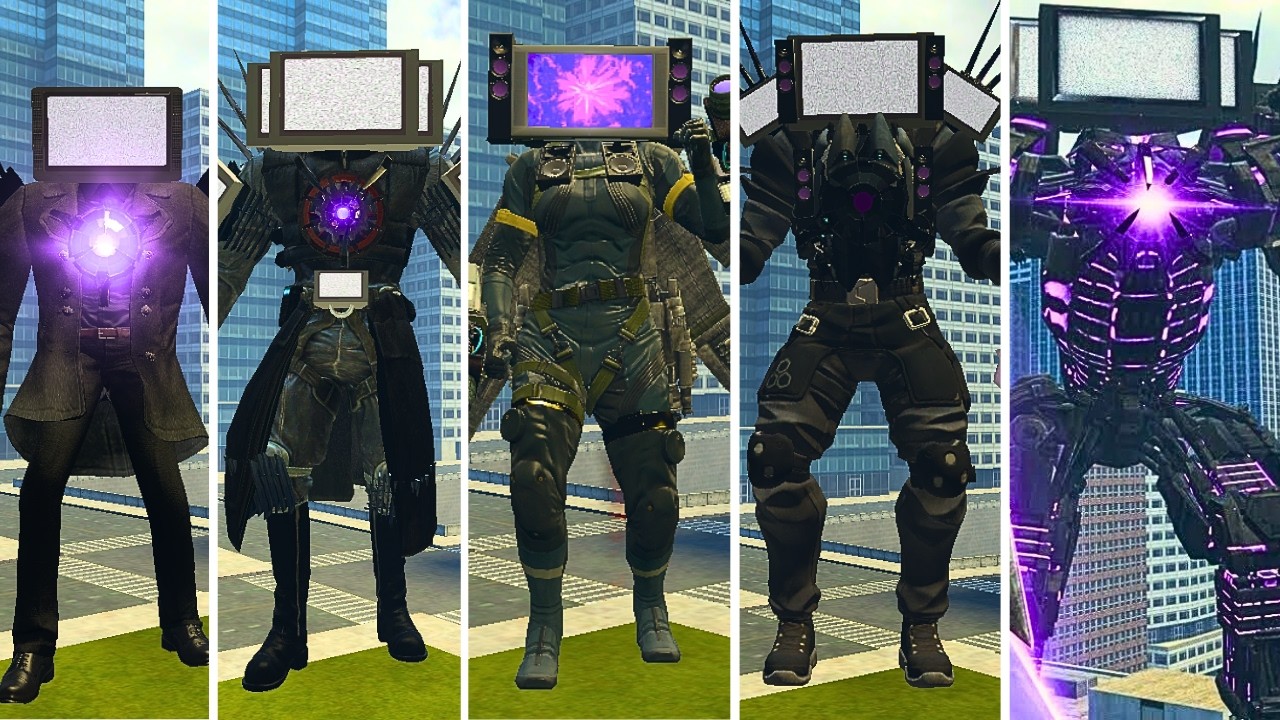 ALL NEW SIZE TVMAN TITAN UPGRADE VS SKIBIDI TOILET BOSSES In Garry's Mod!