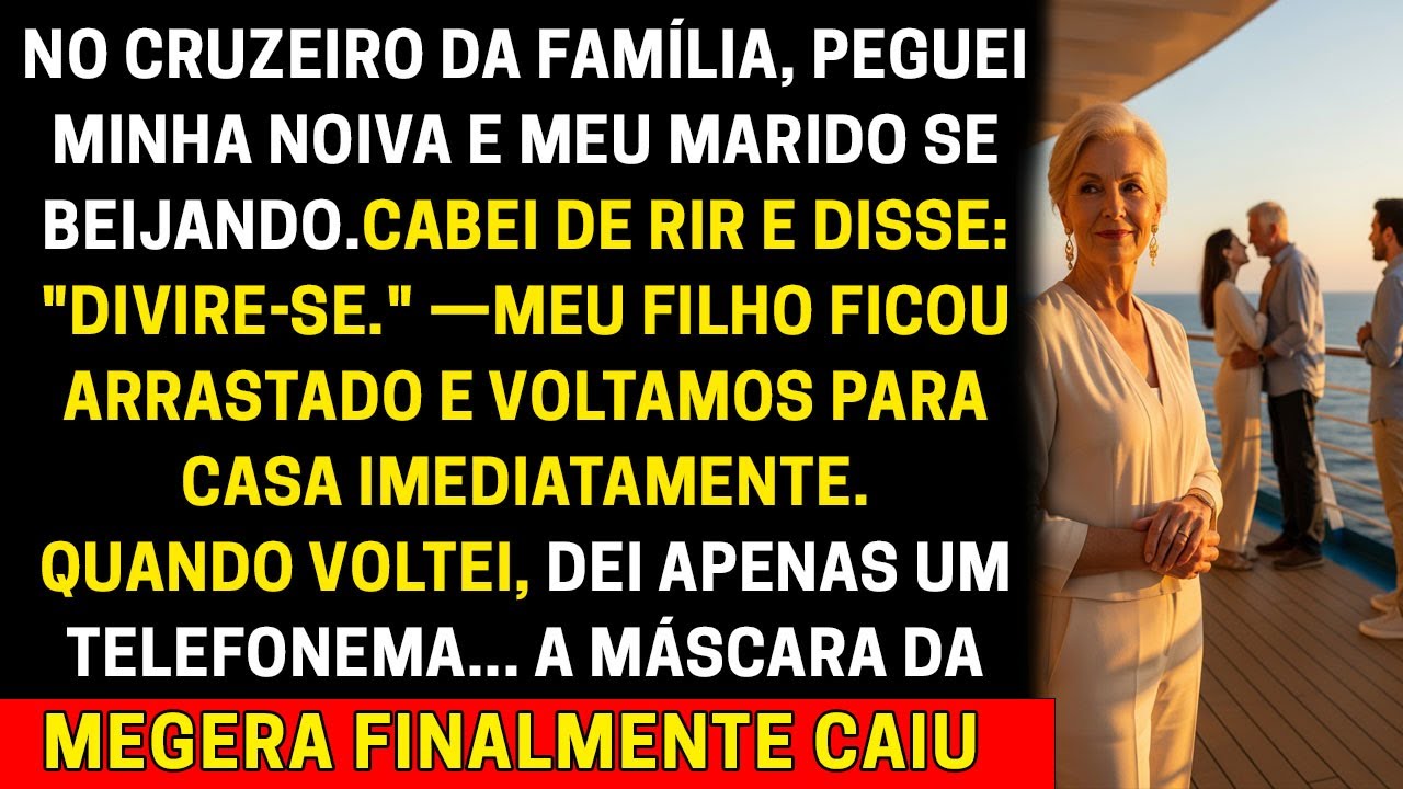 Peguei minha nora e meu marido se beijando. Comecei a rir e disse: 
