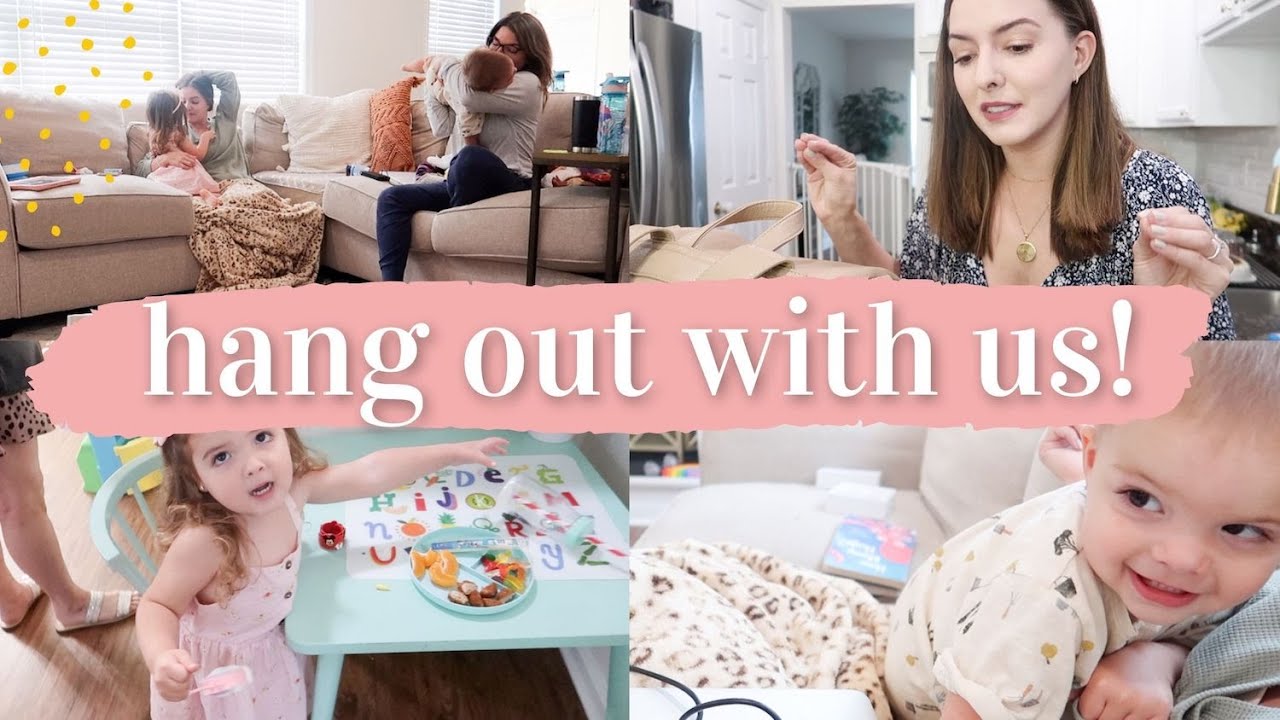 MIMI'S HERE! | chill hang out with us vlog | DITL OF A MOM OF 2 | KAYLA BUELL