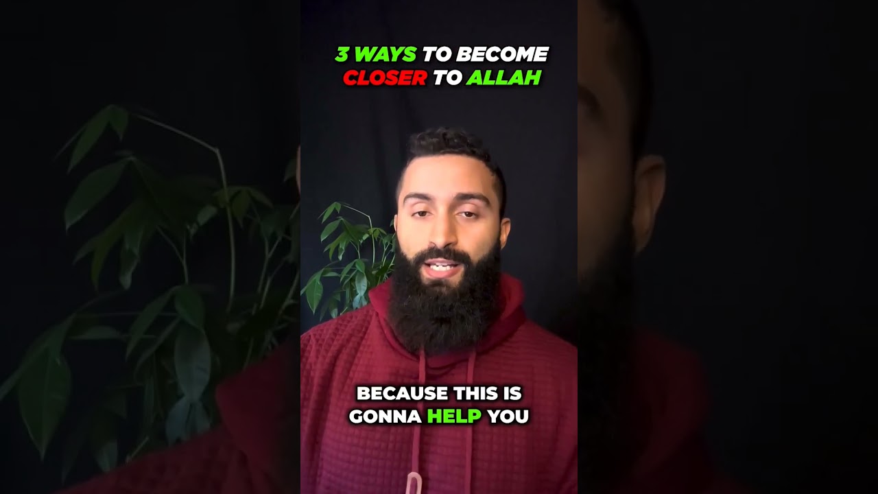 3 ways to become closer to Allah... | by @themodernmuslimman