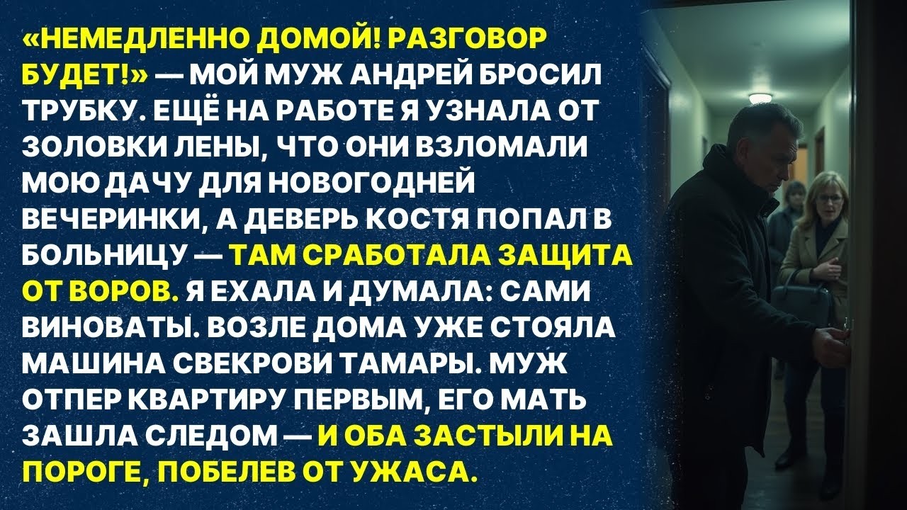 «Немедленно домой!» — приказал муж после того, как его семья влезла в мою дачу