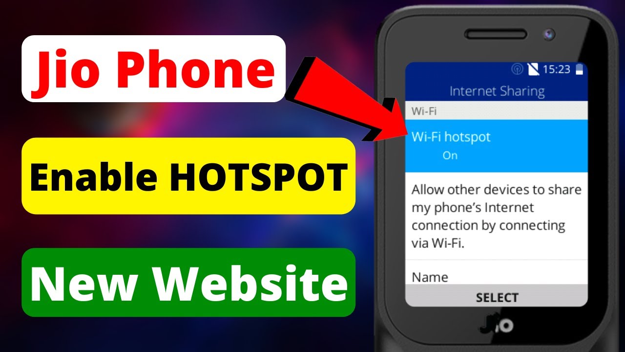 Jio Phone New Website to Enable Hotspot | How to Turn on Hotspot in Jio Phone Online Website | 2022