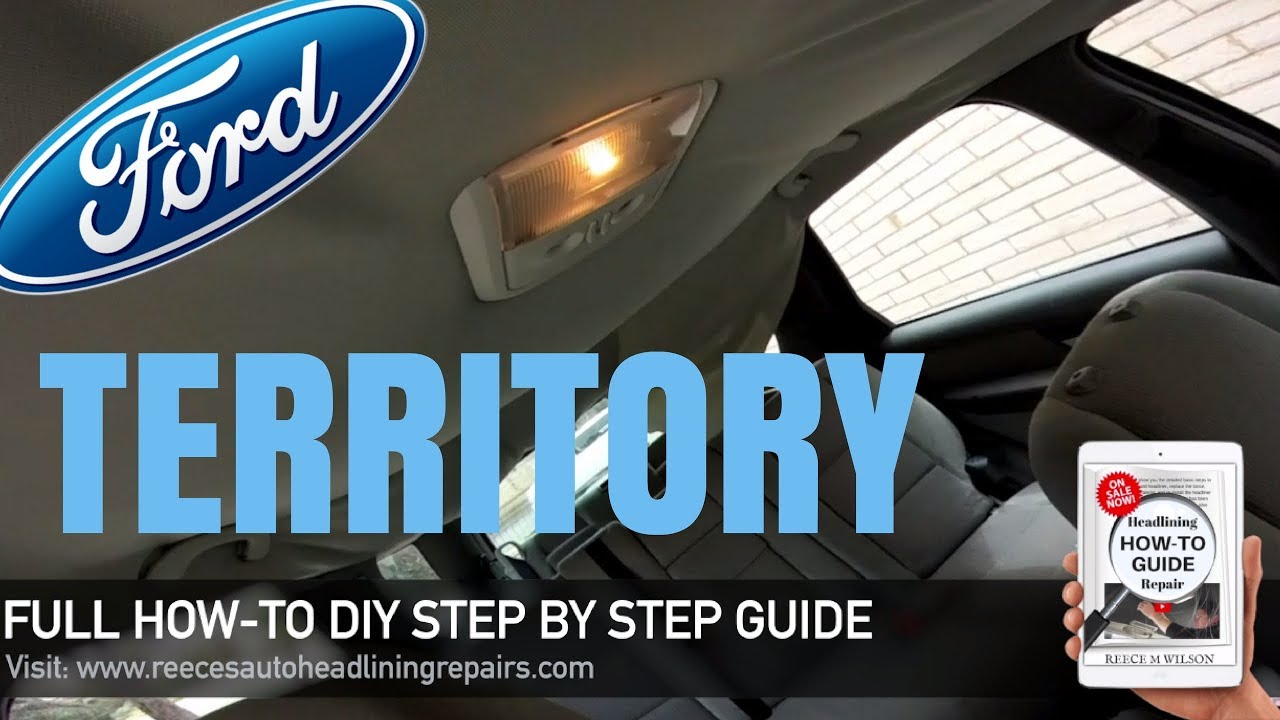 How To Repair Sagging Roof Lining on Ford Territory | DIY FIX CAR HEADLINER