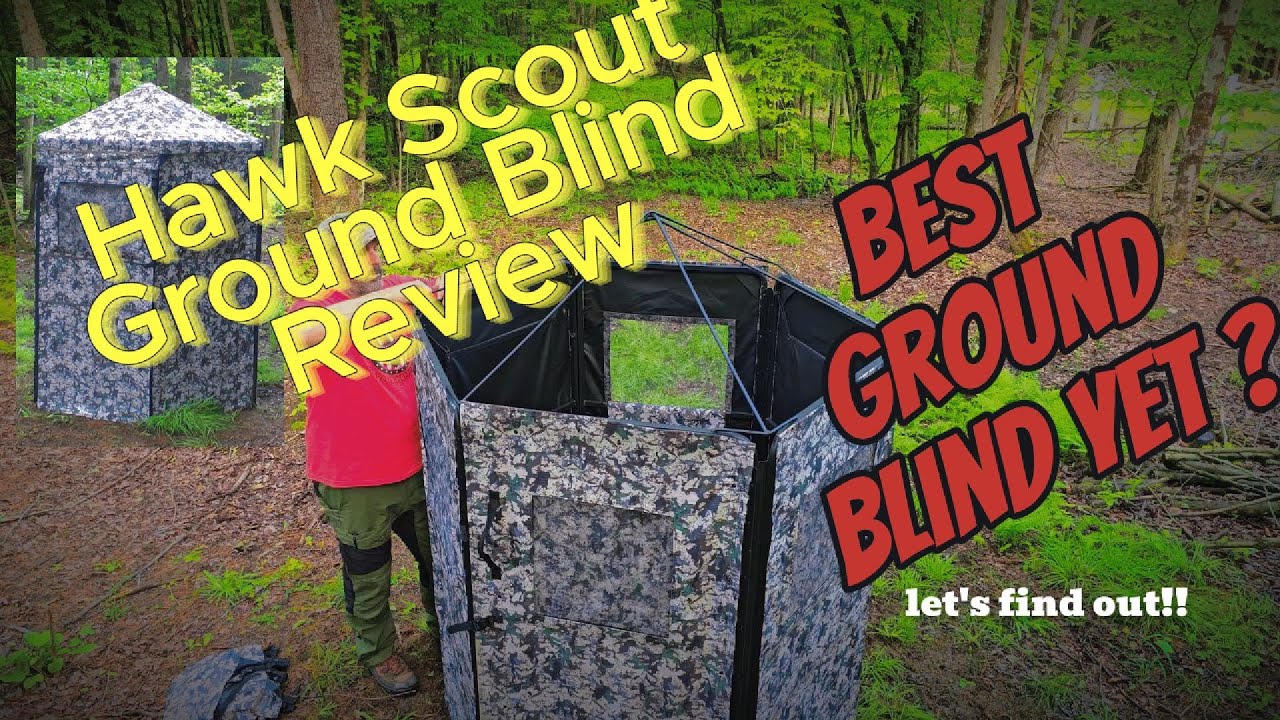 Ground Blind Game Changer? Hawk Down and Out Scout Panel Blind Deep Dive Review