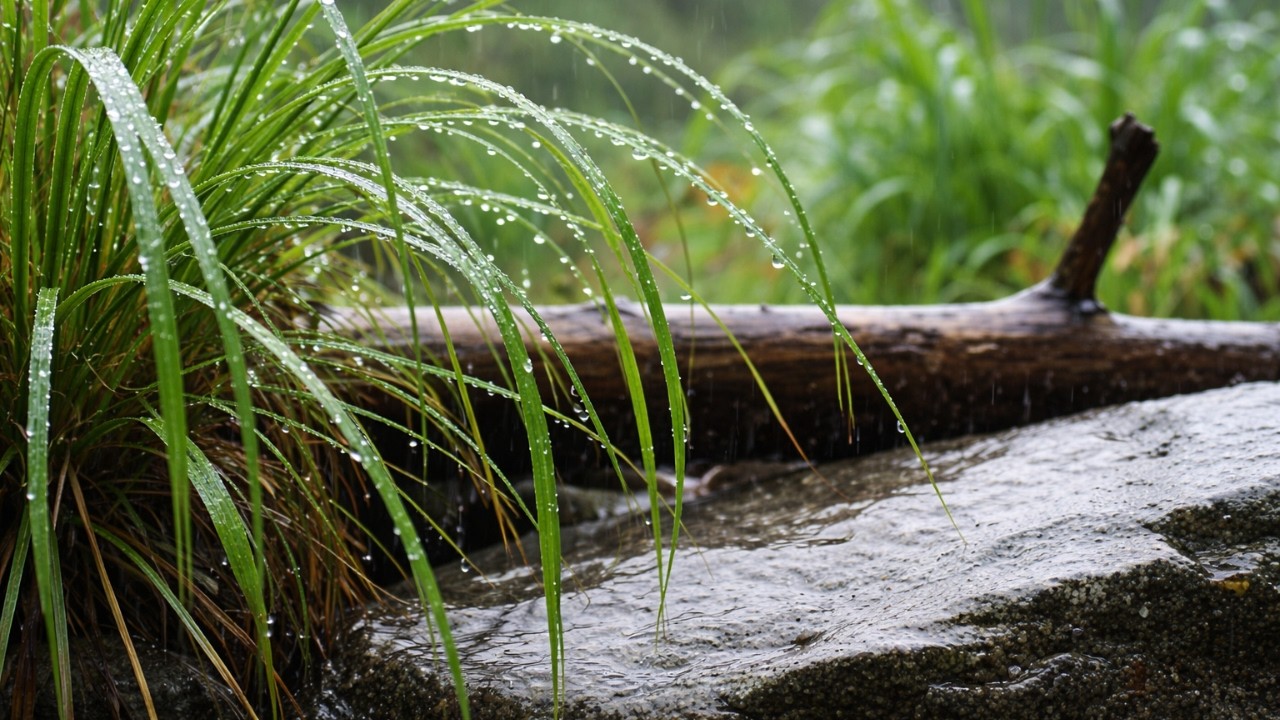 Relaxing Rainforest Sounds for Sleeping | Calm Rain & Forest Water Sounds for Relaxation, Insomnia