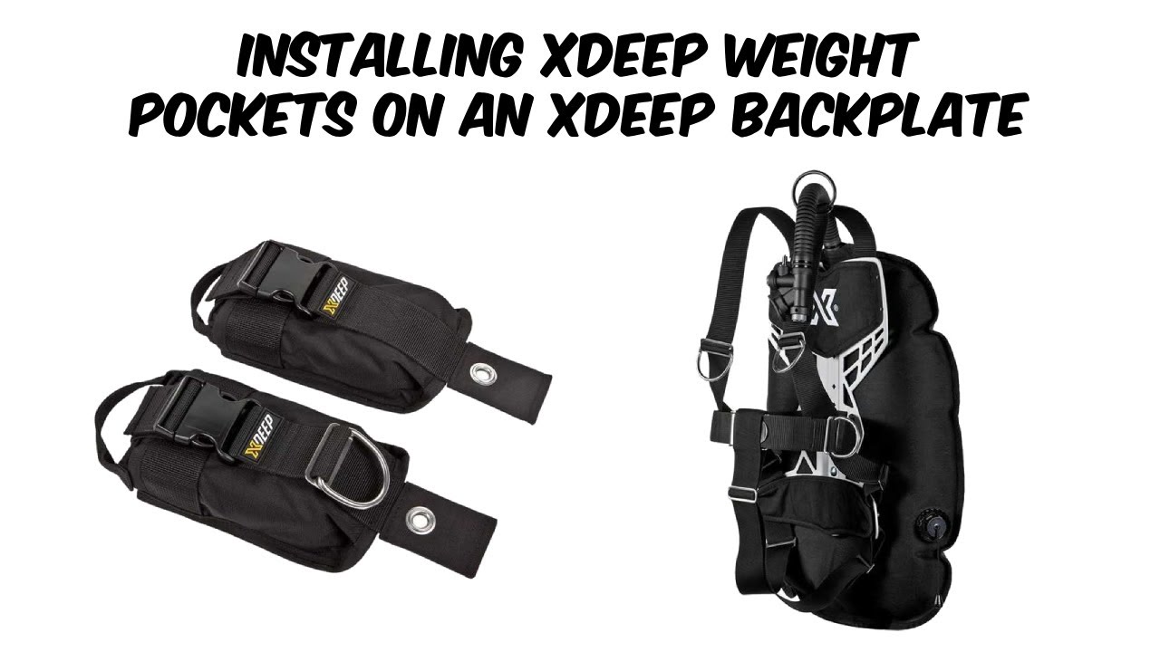 Installing XDeep Weight Pockets on an XDEEP Backplate
