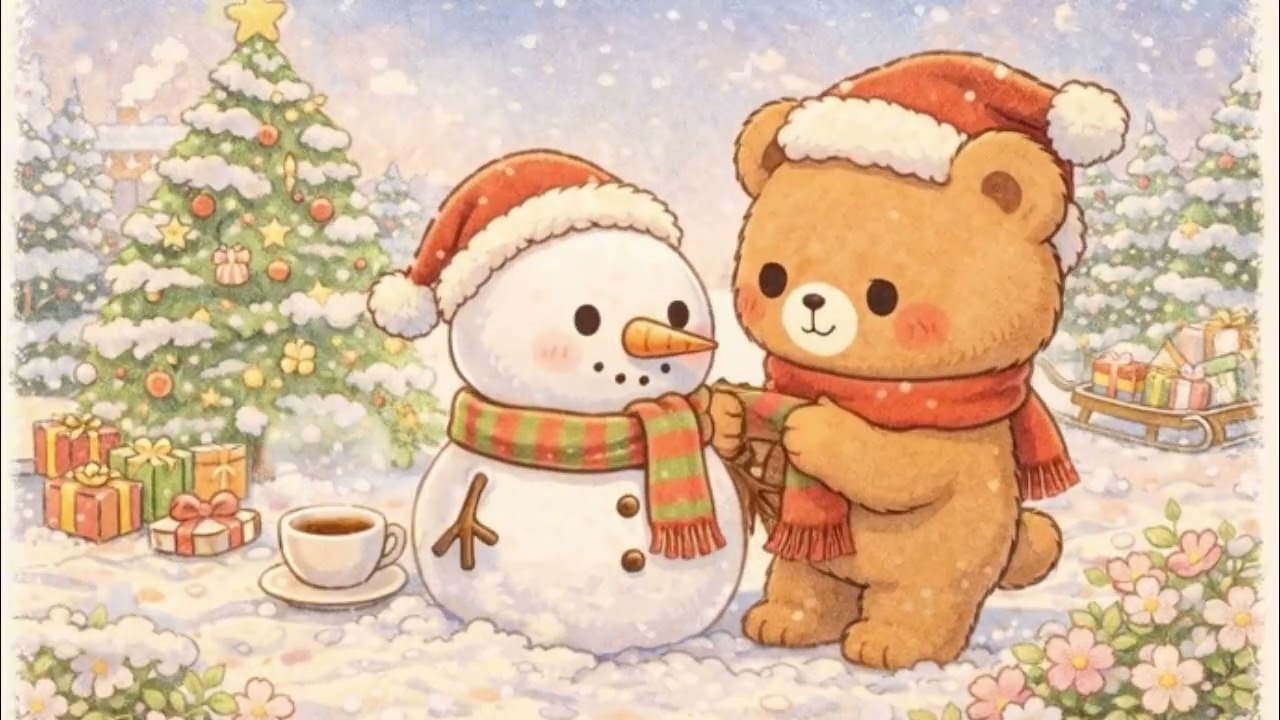 Christmas 🎄 Cute & Simple Piano Music | No Copyright BGM
