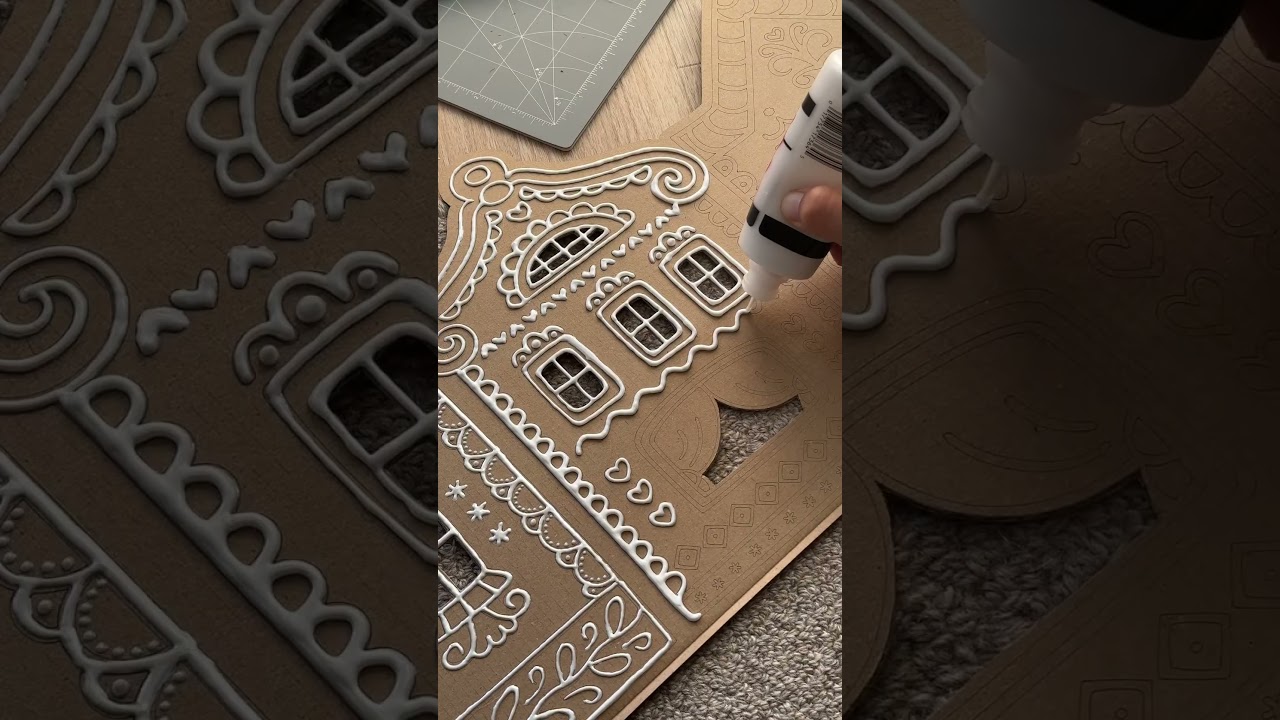 Let&rsquo;s Create: 7 Foot Cardboard Gingerbread Village with @KateHickmanArt