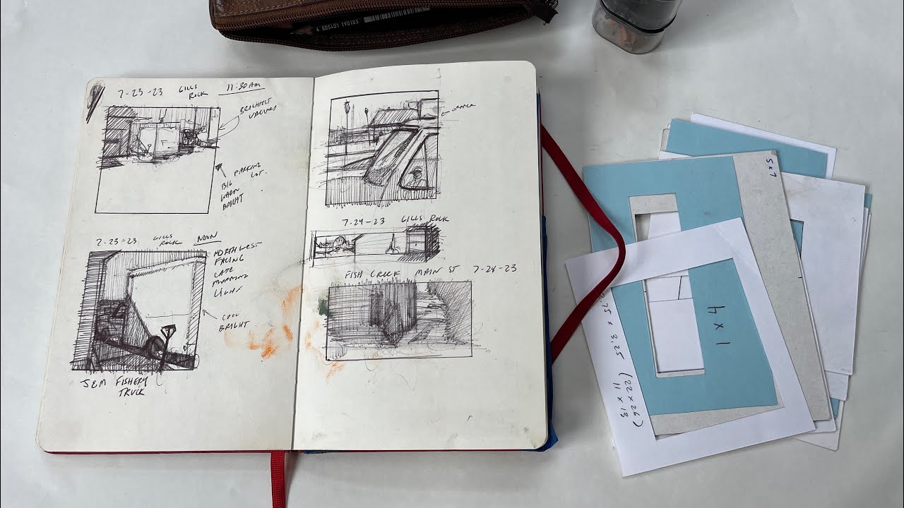 How to Make Your Own Viewfinder for Plein Air Painting
