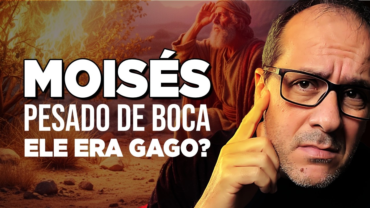 Você sabia que MOISÉS ERA GAGO? É o que alguns dizem.