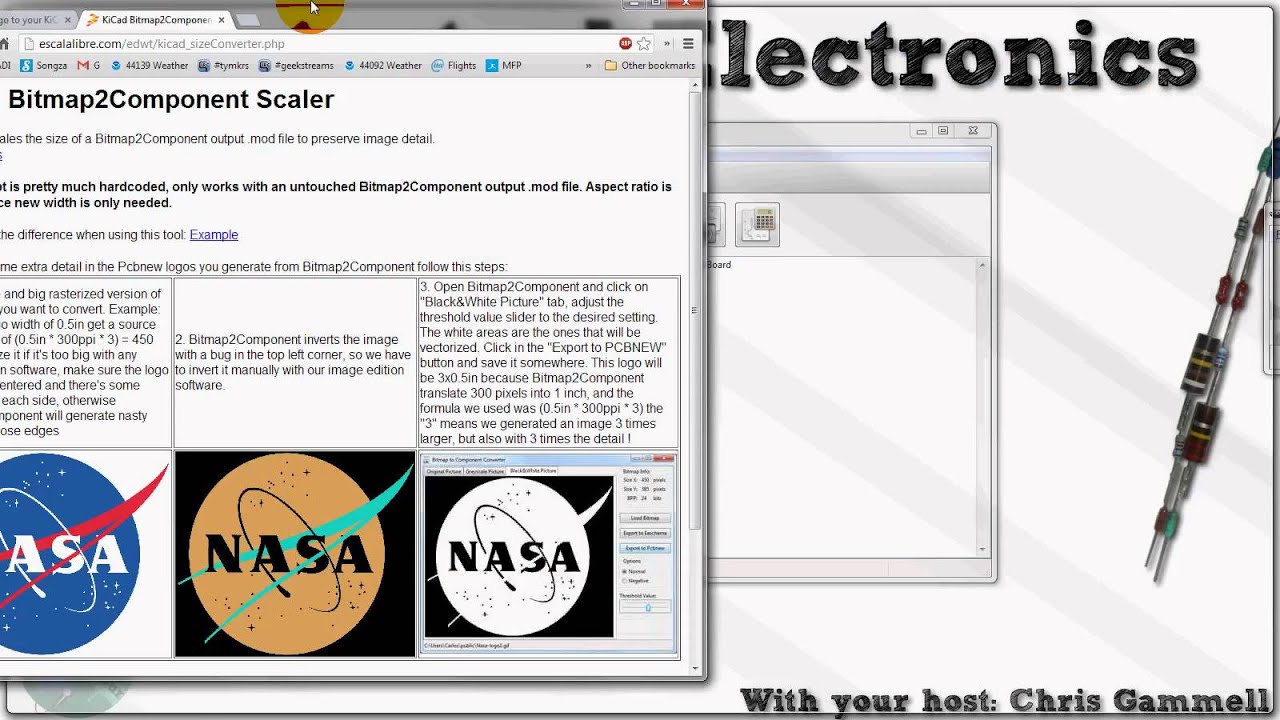 KiCad 3.0 - Creating Custom Silkscreen Graphics In KiCad