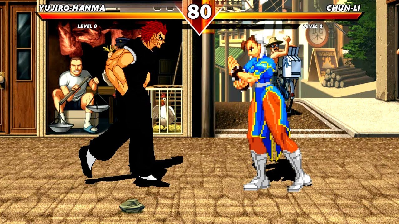 YUJIRO HANMA VS CHUN LI - HIGH LEVEL INSANE FIGHT! INSANE HIGH LEVEL EPIC COMBAT!