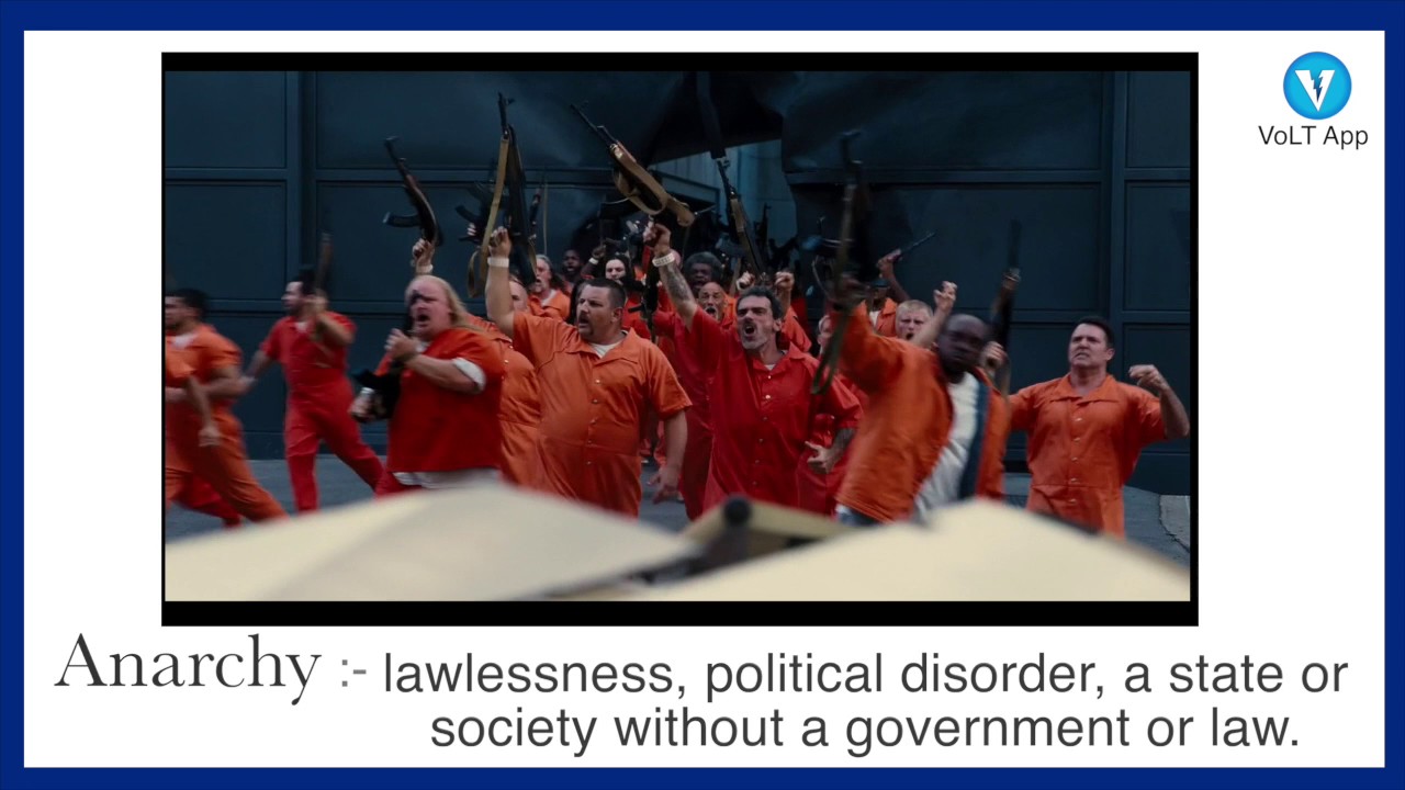 Anarchy | Learn English Vocabulary | VoLT Vocabulary App | The Dark Knight Rises