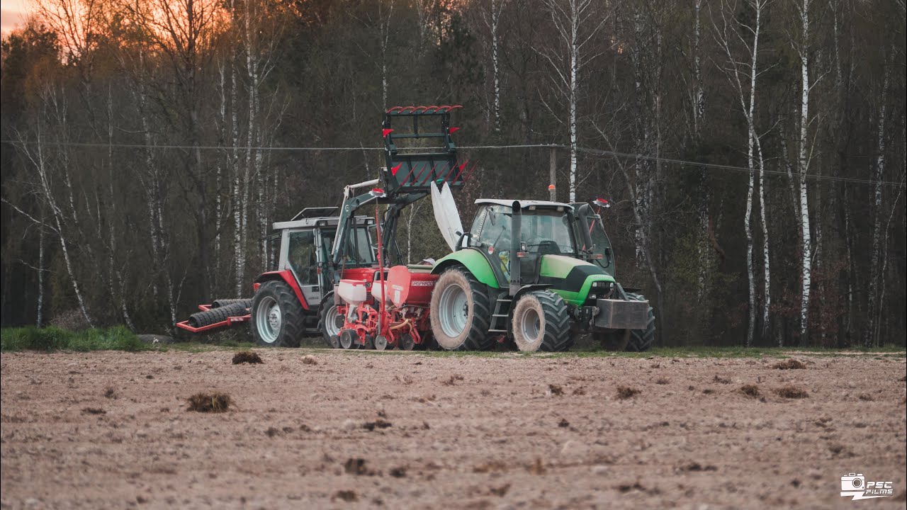 🔥Uprawa i Siew Kukurydzy 2020 na Podlasiu🔥 Sowing Corn ! / Case & Deutz-Fahr & Massey Ferguson