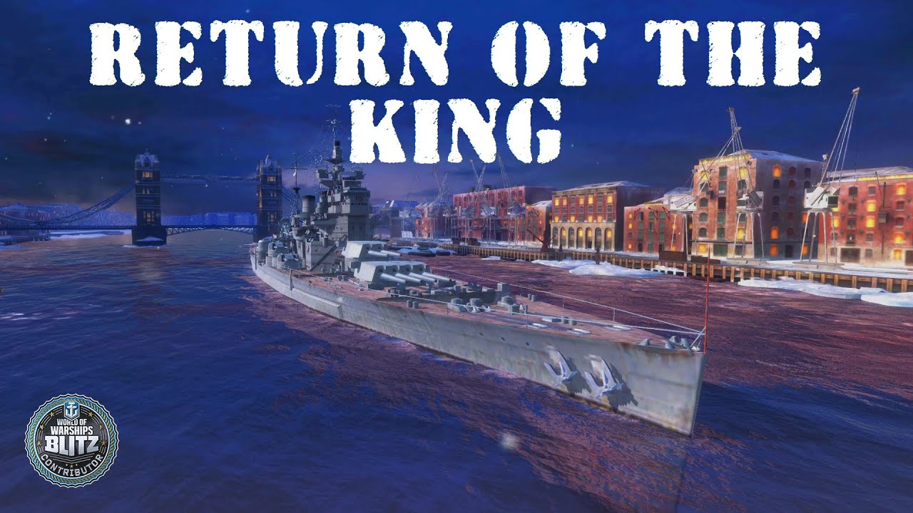 Возвращение британского линкора «Кинг Джордж V» — World of Warships Blitz