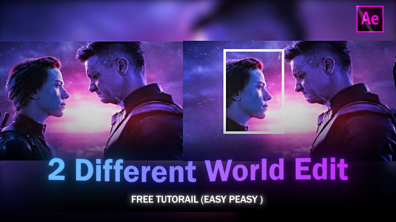 2 Different World Edit tutorial ;after effects