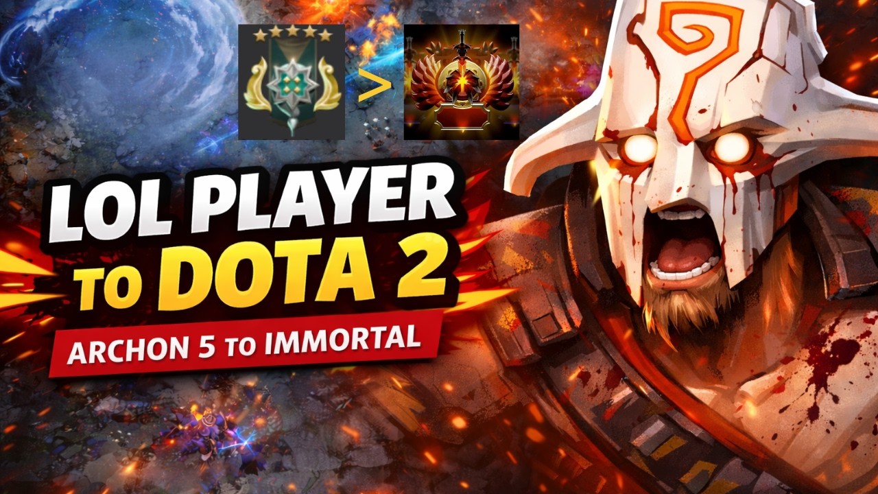 LOL player tries Dota 2 - Climb to Immortal Series ! EP 1