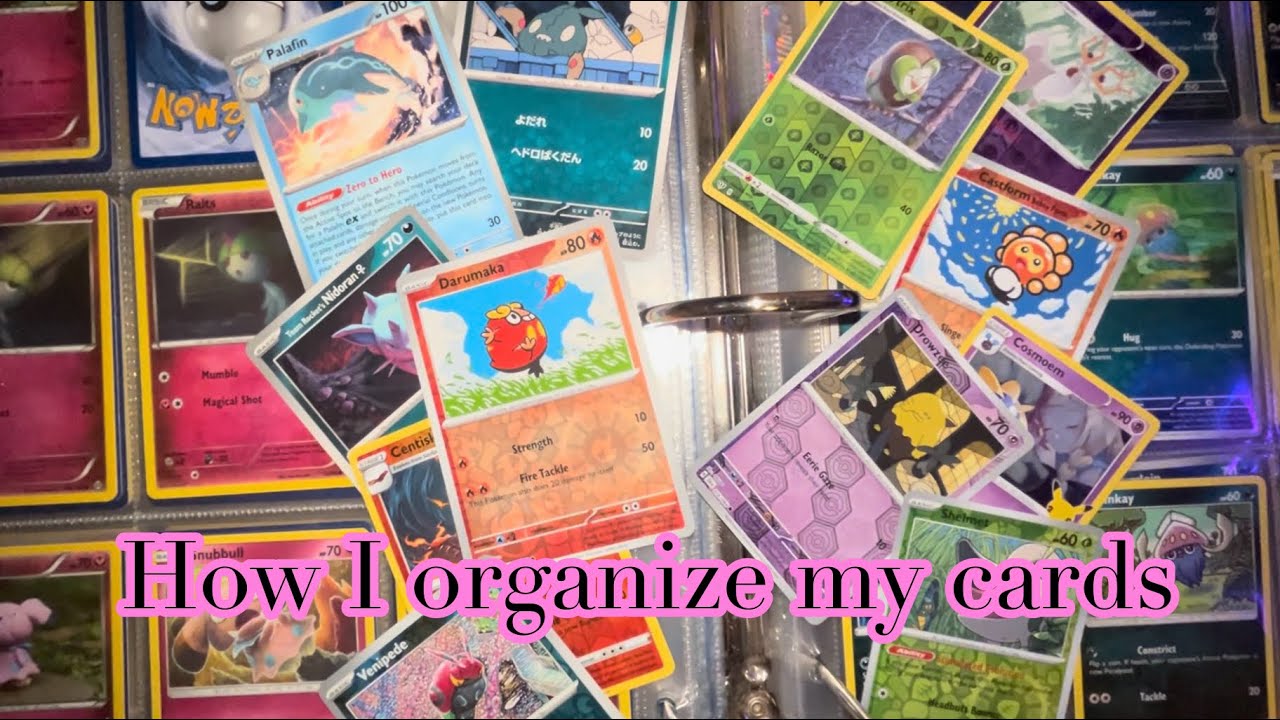 How I organize my cards