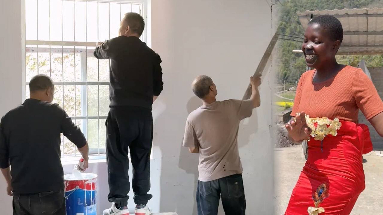 We're redoing the old house room, so Third Uncle can finally stay here