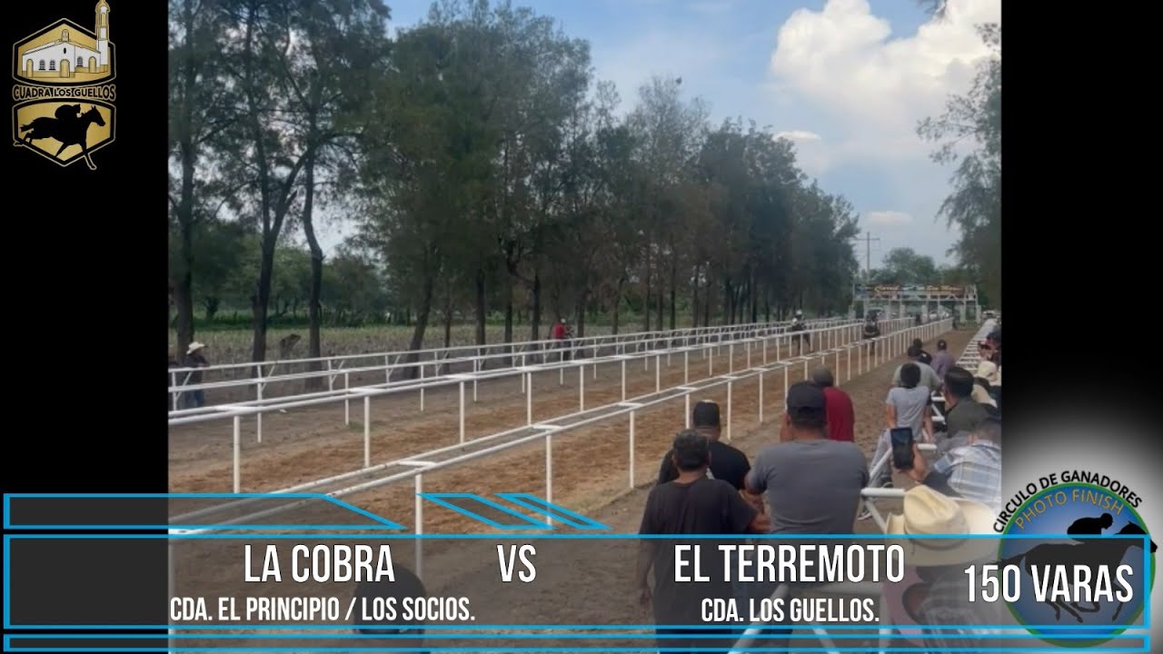 EL TERREMOTO CDA. LOS GUELLOS VS LA COBRA CDA. EL PRINCIPIO / LOS SOCIOS 150 VARAS.