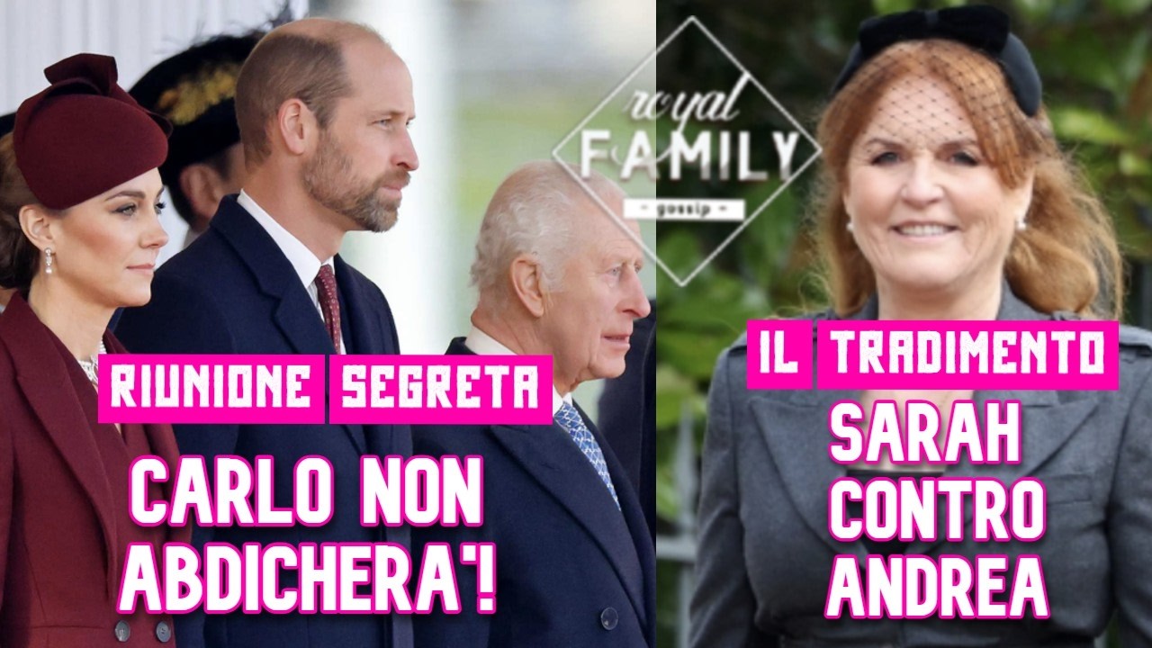 SARAH TESTIMONIERA' CONTRO ANDREA? I ROYALS INDICONO UNA RIUNIONE SEGRETA #royalfamily #princeandrew