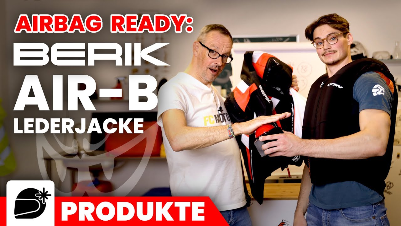 Keine heiße Luft: Die Berik Air-B Motorradjacke bietet Platz für einen Airbag, der Dein Leben rettet