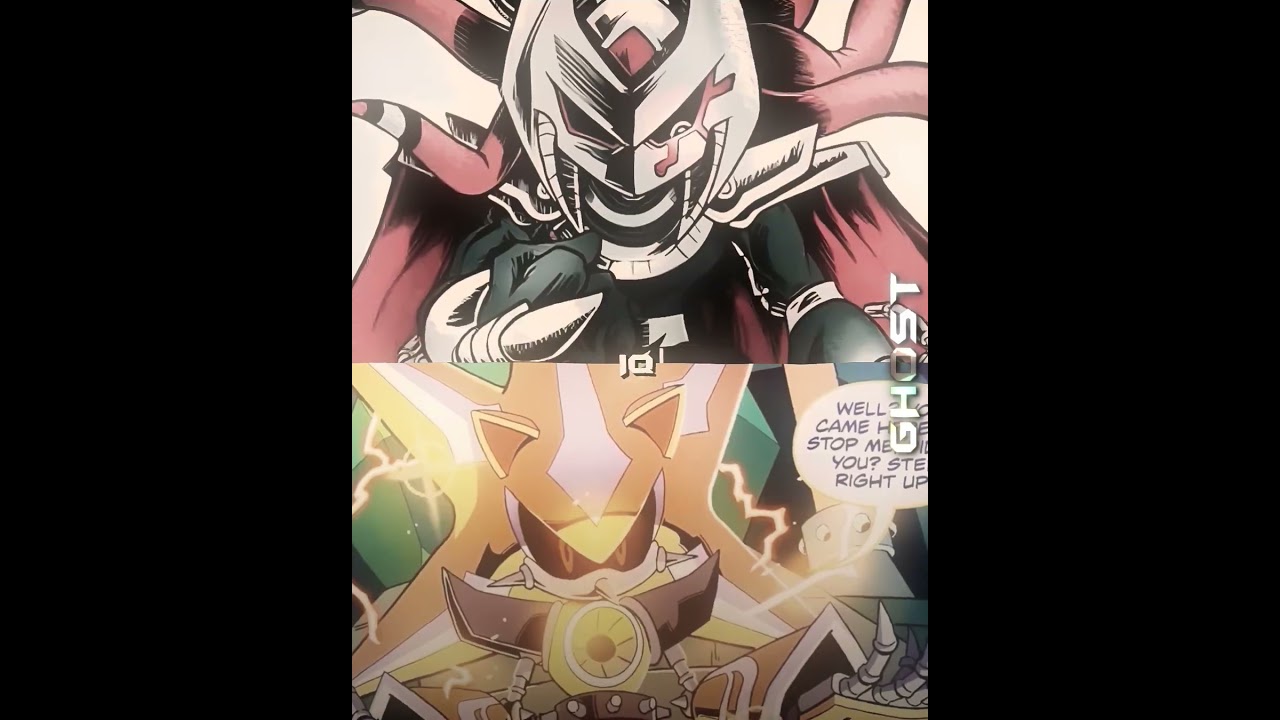 Dark Enerjak vs Super Neo Metal Sonic #sonic #archie #archiecomics #enerjak #metalsonic #edit