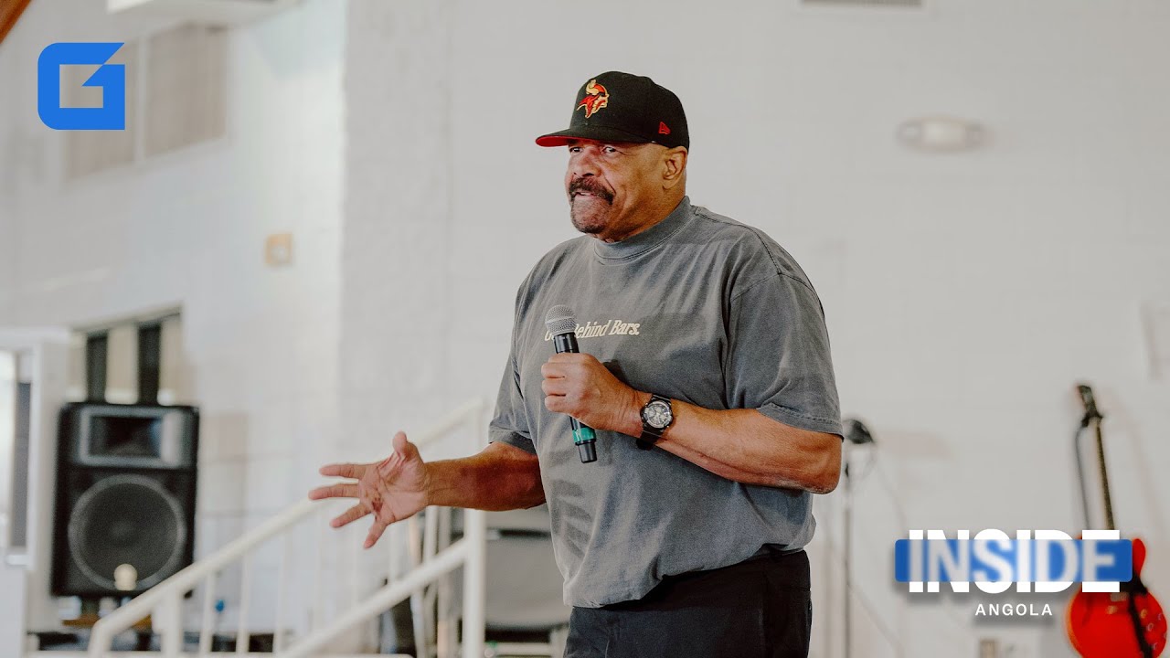 Former NFL Player Joe Jackson Shares His Testimony with Inmates at Angola Prison
