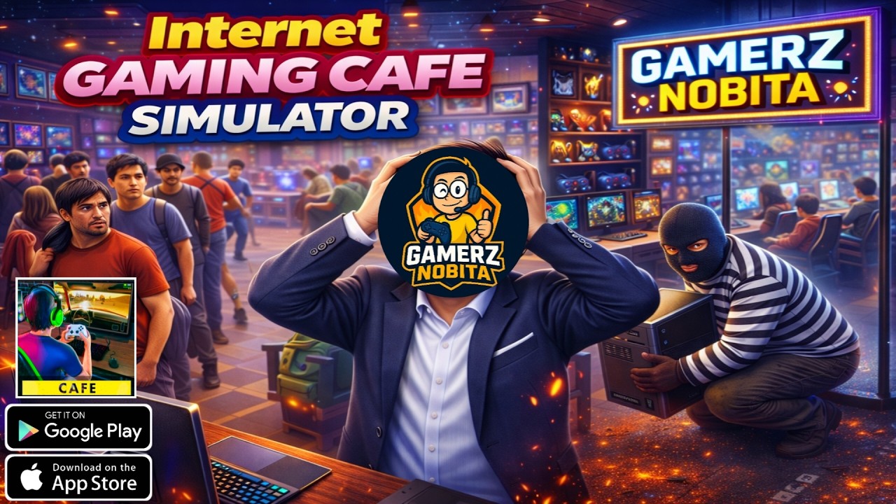 Gaming Cafe Control Se Bahar 😵‍💫 | PC Chori + heavy bheed 😱 |  #internetGamercafesimulator Part 2 🔥|