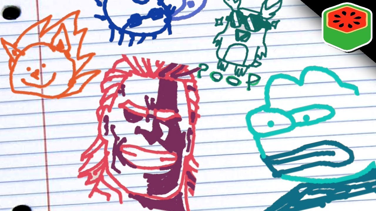 We made hilariously bad drawings