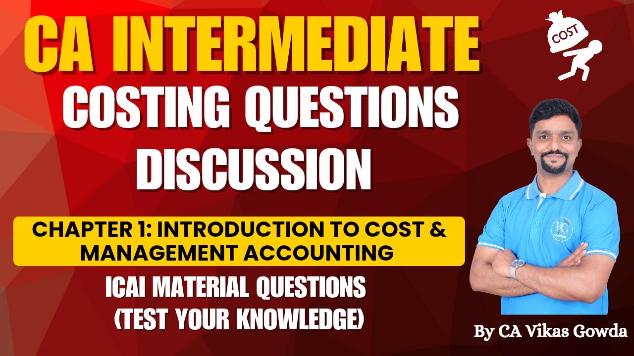 Costing Questions Discussion | Chapter 1 | Introduction | Costing Questions Marathon