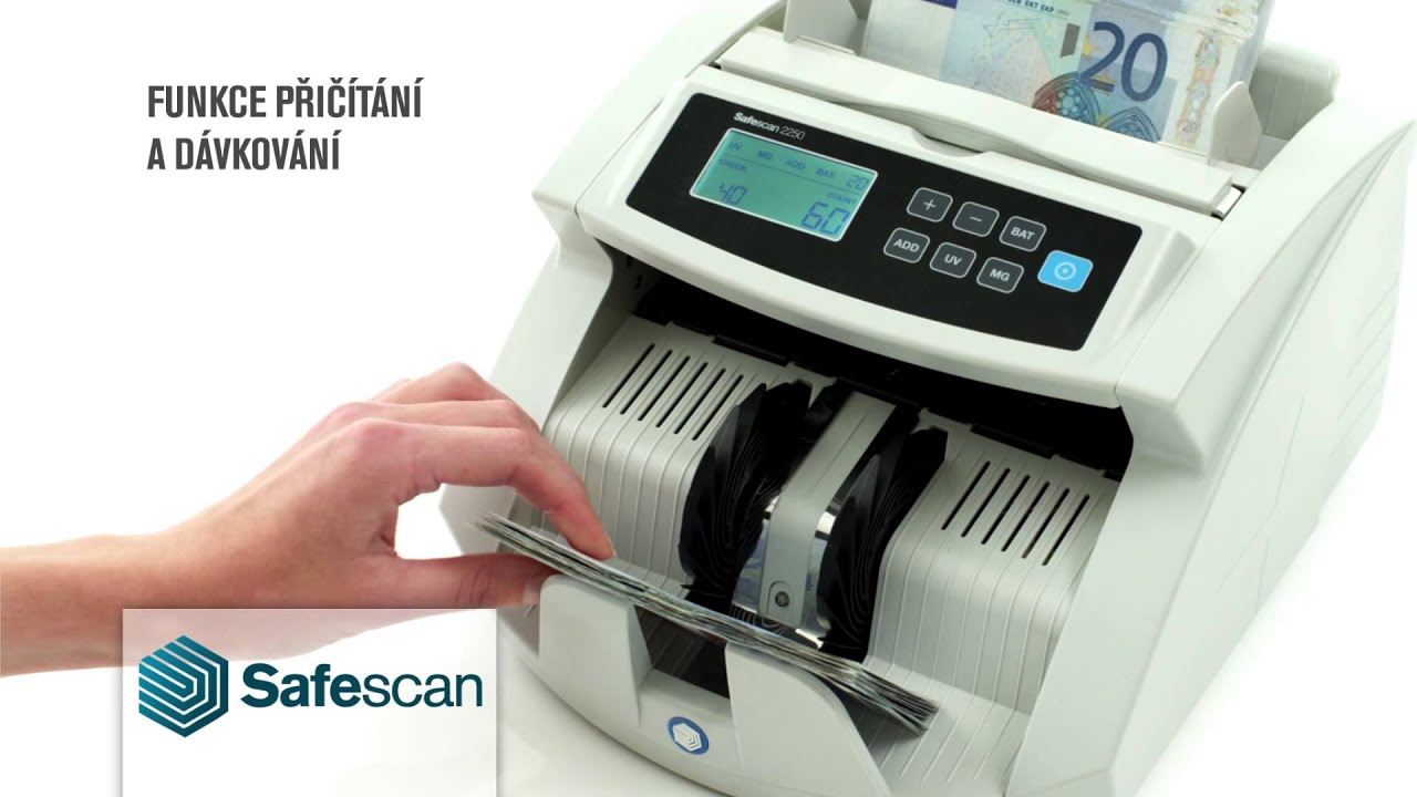 Safescan 2210 & 2250 Počítačka bankovek