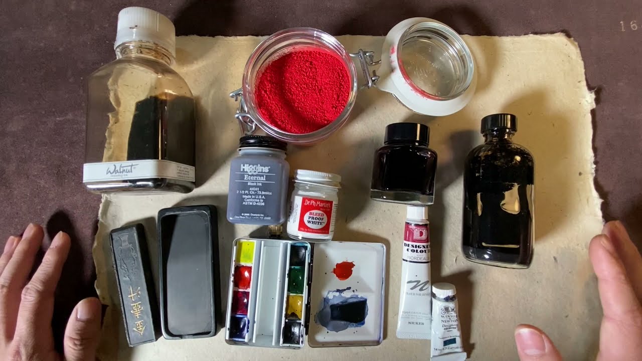 Introduction to Roman Calligraphy - Lesson 3: Inks