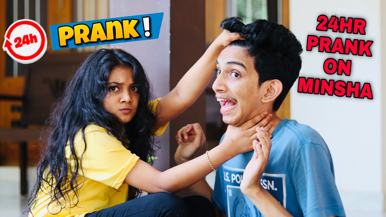 24 hour prank on minsha🤣🤣 | full fun🤣🔥
