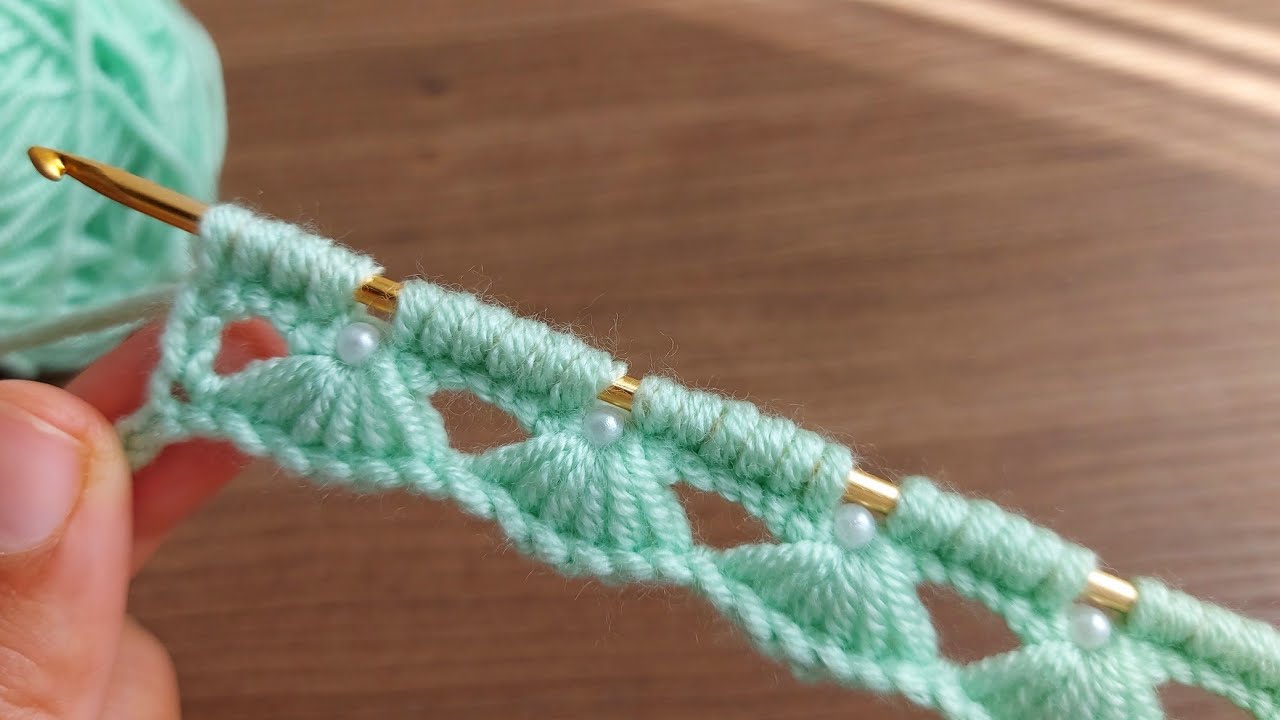 Super Easy Tunisian Knitting Pattern - Tunus İşi  Mükemmel Örgü Modelleri