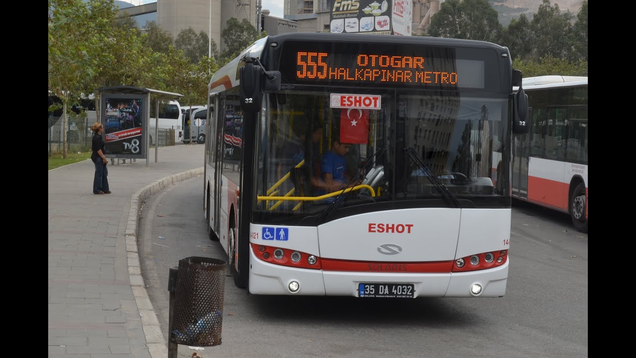 ESHOT | 555 Otogar - Yeşilova - Halkapınar Metro | Parkur Videosu