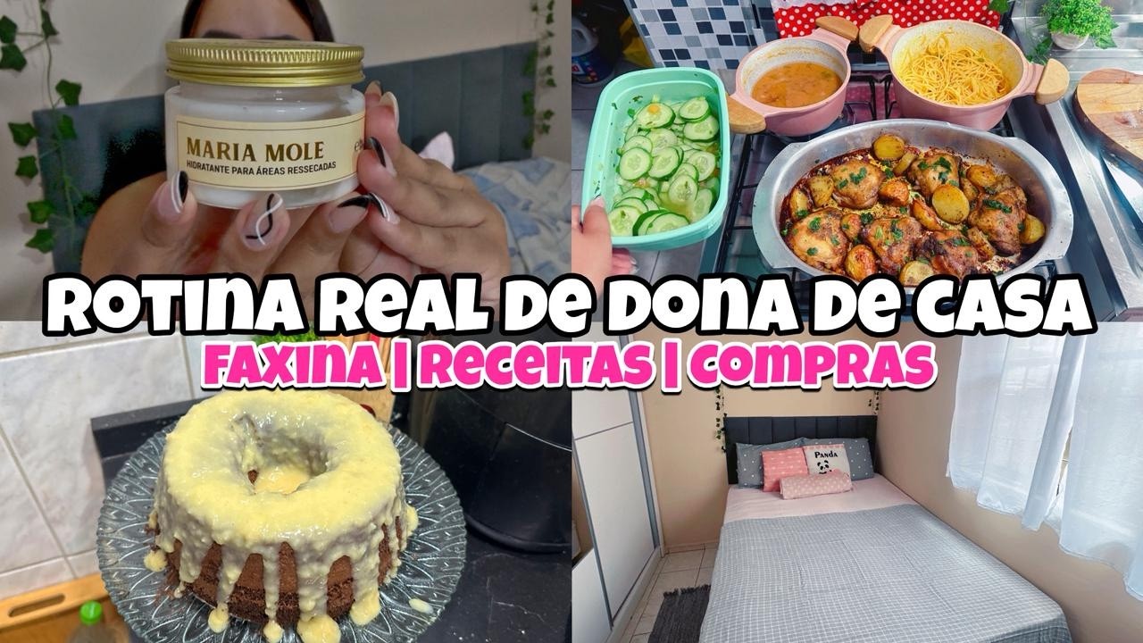 ROTINA REAL DE DONA DE CASA| faxina e organização| bolo de chocolate| receita de jantar| recebidos 🏡