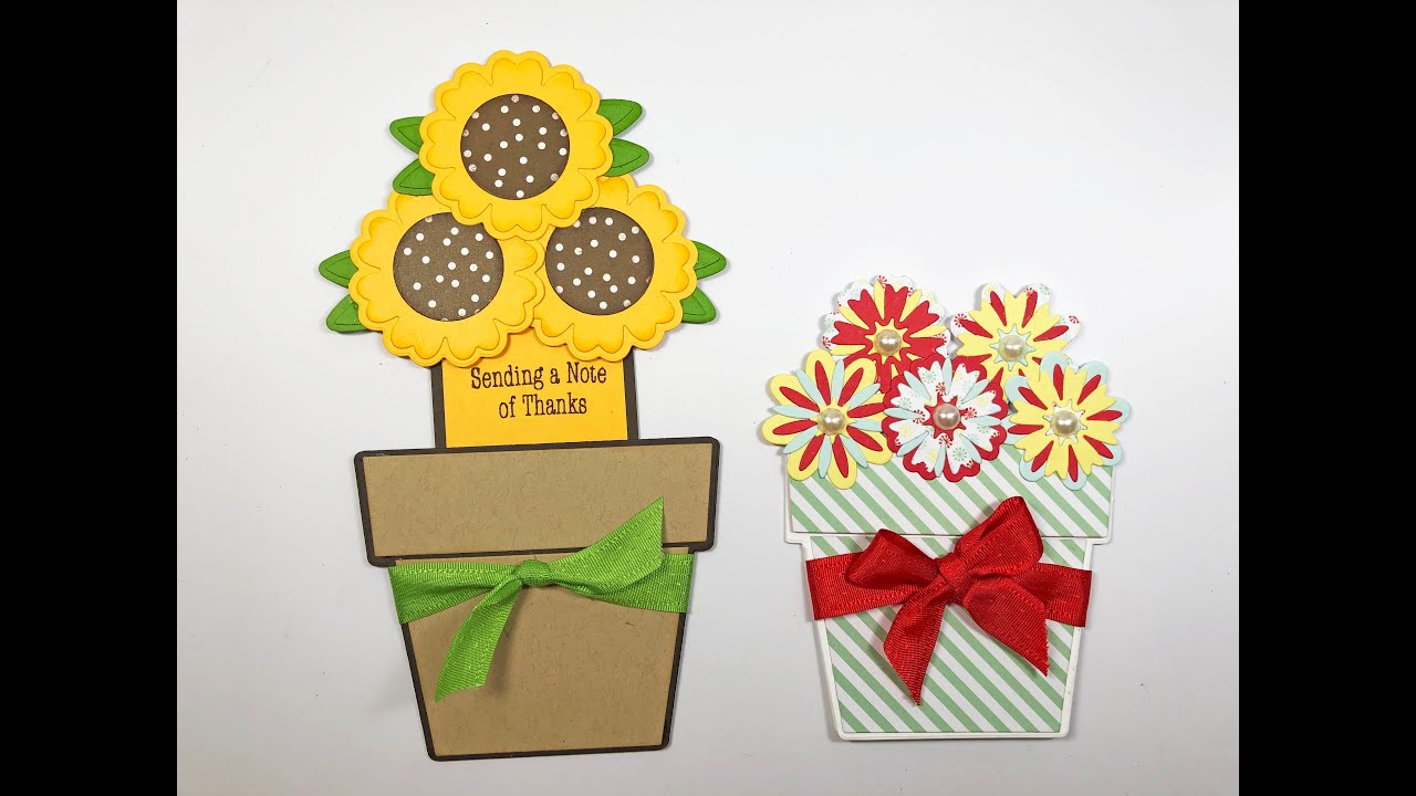 The Stamps of Life | Flower Pot Fold-it | 2 Card Tutorial