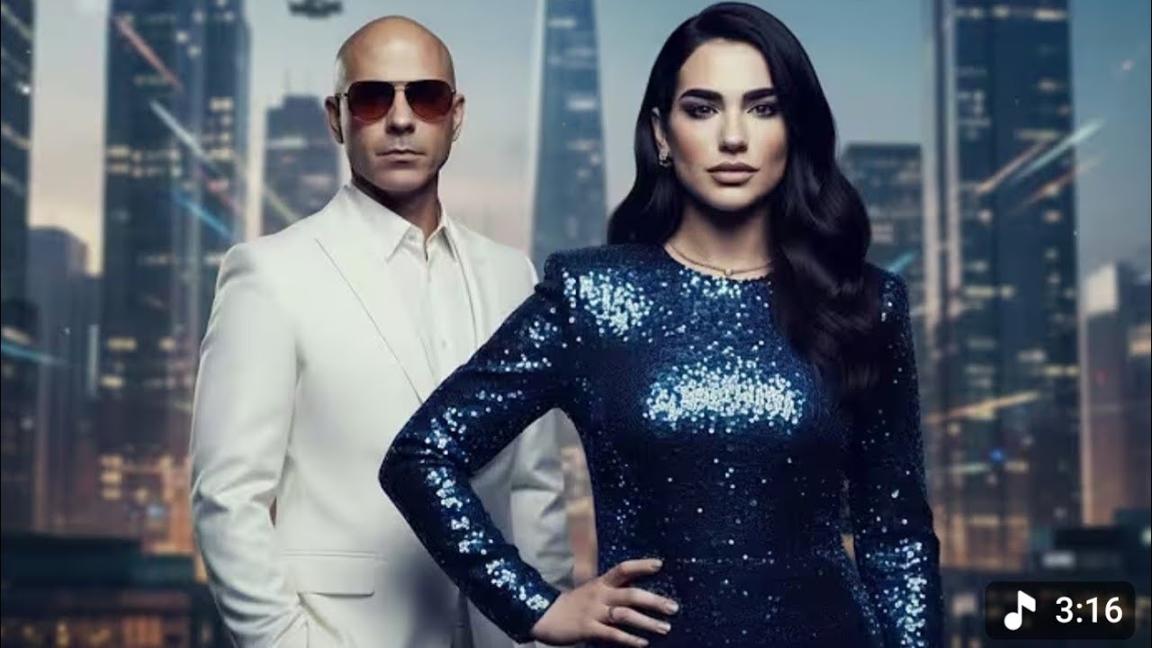 Pitbull & Dua Lipa – Neon Hearts  (Official Lyrics 2026)