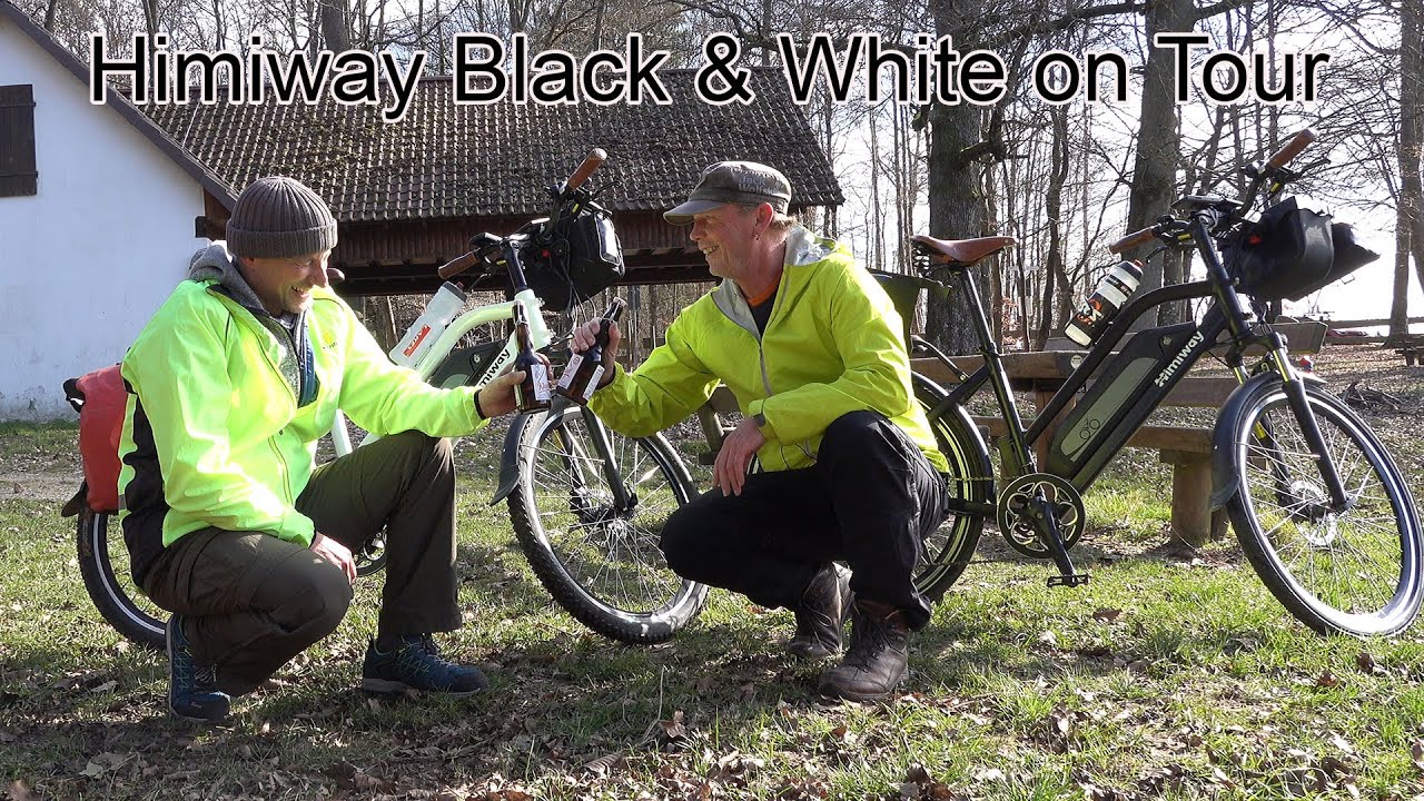 Himiway City Bike Black & White on Tour