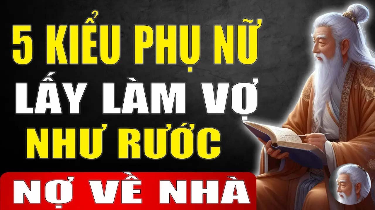 Cổ Nhân Dạy   5 Kiểu Phụ Nữ Lấy Làm Vợ Như Rước Nợ Về Nhà Đàn Ông Khôn Phải Biết   Tinh Hoa Xưa