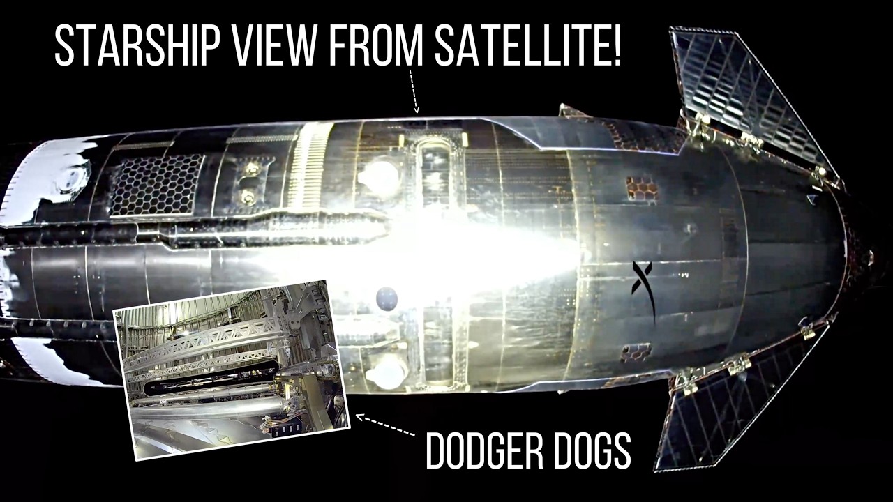 Starship V3 deploys Dodger Dog Starlink Satellites for the First Time | SpaceX Flight 12