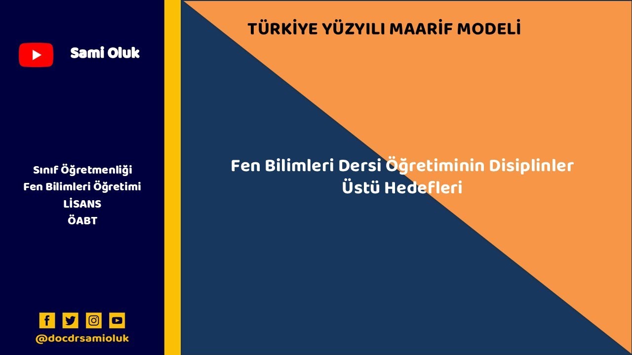 Fen bilimleri Öğretimi